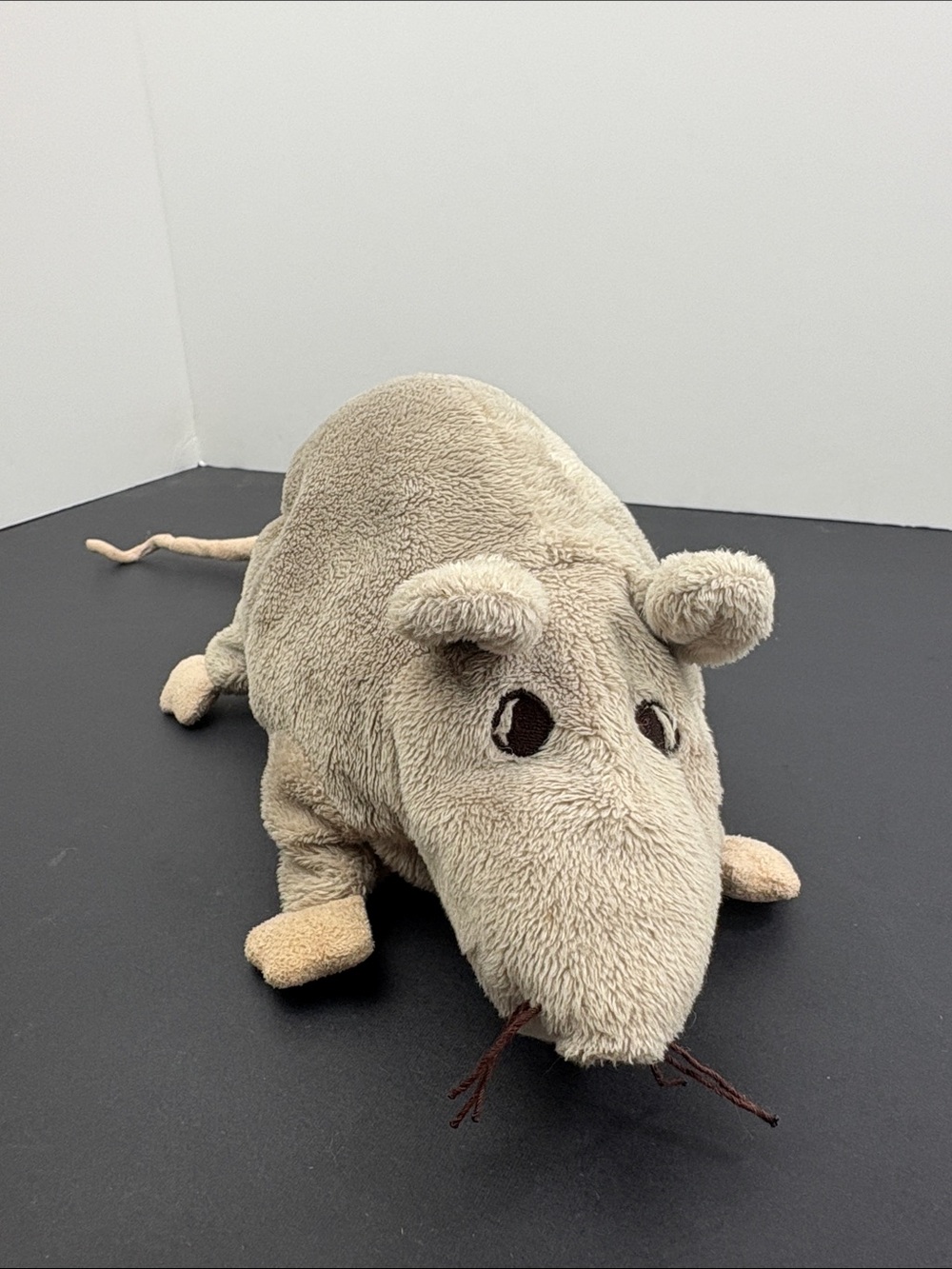 IKEA Rat GOSIG RÅTTA Grey Plush Toy Embroidered Eyes